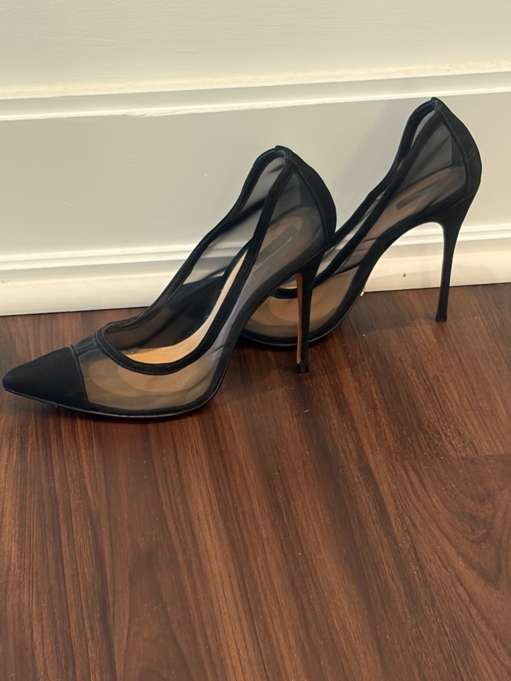 Schutz Sheer Stilettos